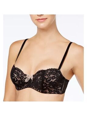 b.tempted blace lace balconette bra 38D Wacoal
Ciao Bella Balconette underwire